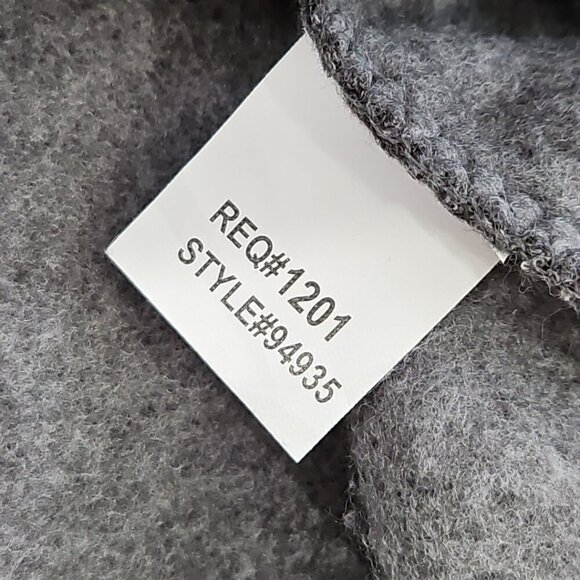 NWT Stitches Atlanta Braves MLB Men's X-Large V-Neck Hooded Grey Sweatshirt NEW - Picture 9 of 15